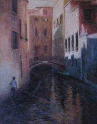 Canal scene in Venice