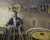 Man in cafe, Krakow