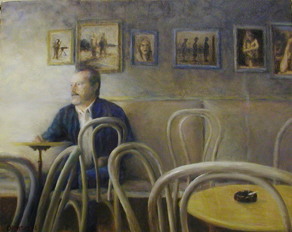 Half Century - man in a cafe, Krakow, Poland