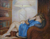 Woman in a chair